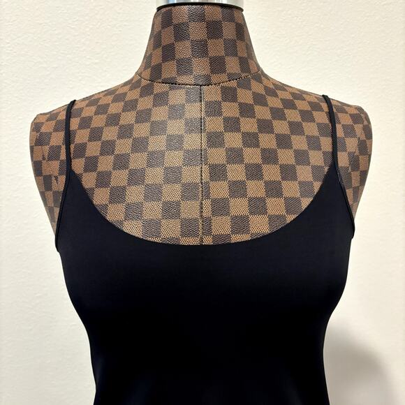 Commando Black Mini Cami Slip Dress M/L Slimming Body Shaper Shapewear - Picture 5 of 8